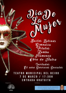 Cartel anunciador de la función en el Teatro Beiro.
