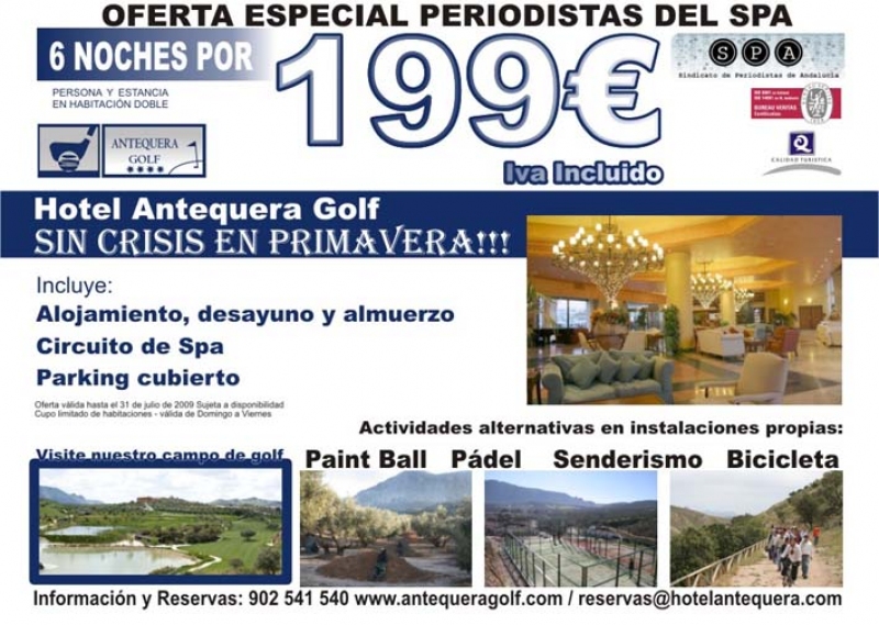 Oferta 2 del Hotel Antequera Golf