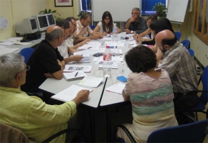 La ejecutiva de la FeSP reunida el pasado fin de semana en Madrid