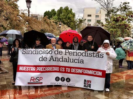 El SPA en la manifestación de Granada